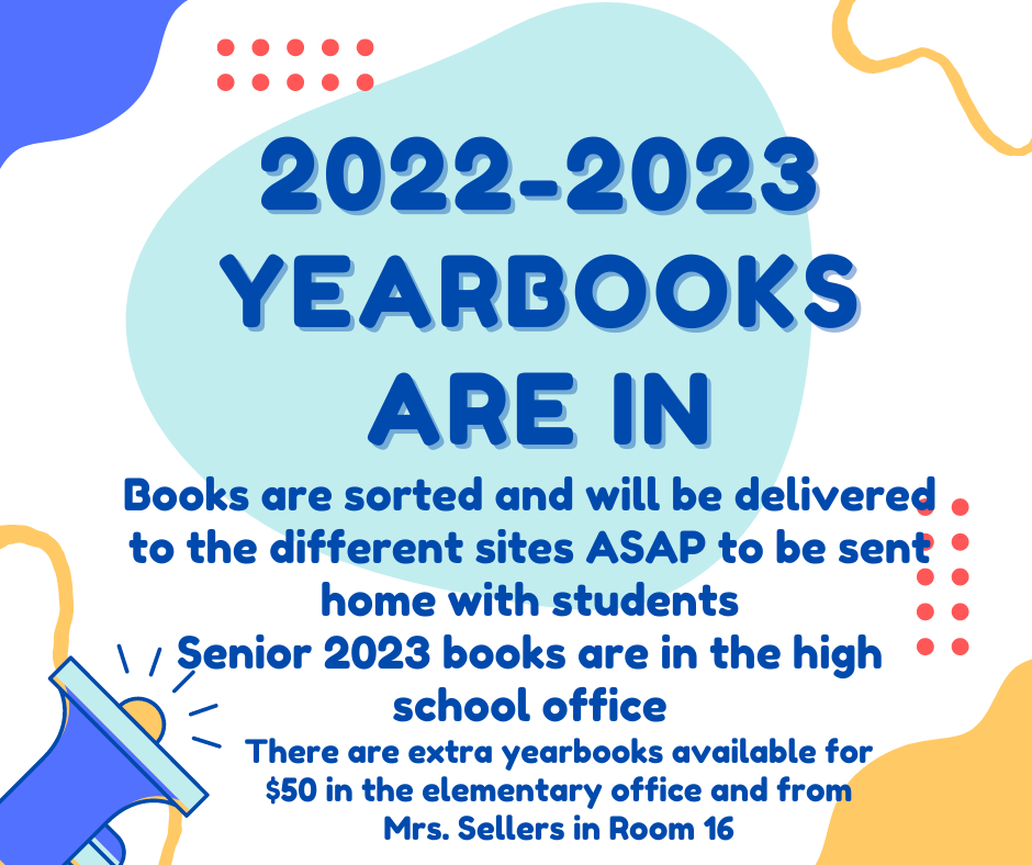 Yearbooks are in! 2022-2023