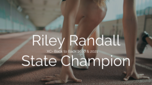 XC STATE CHAMPION
