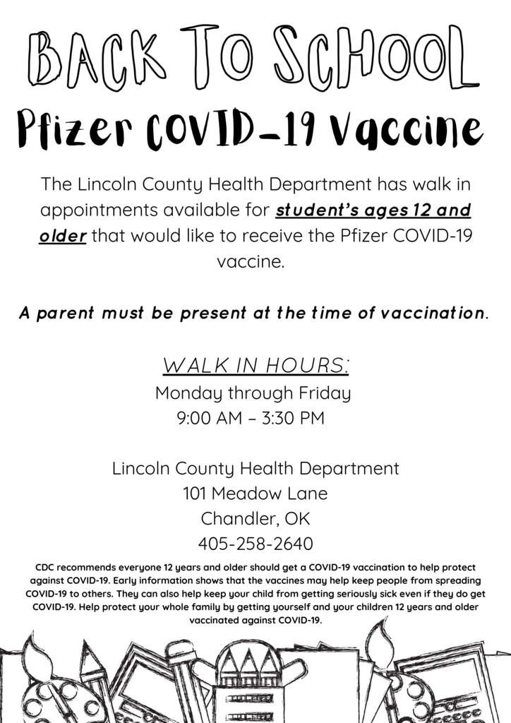 Back To School Pfizer COVID-19 Vaccine